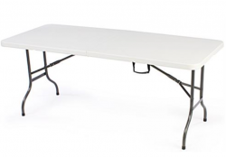 6 Foot Table with 6 EA folding Chairs